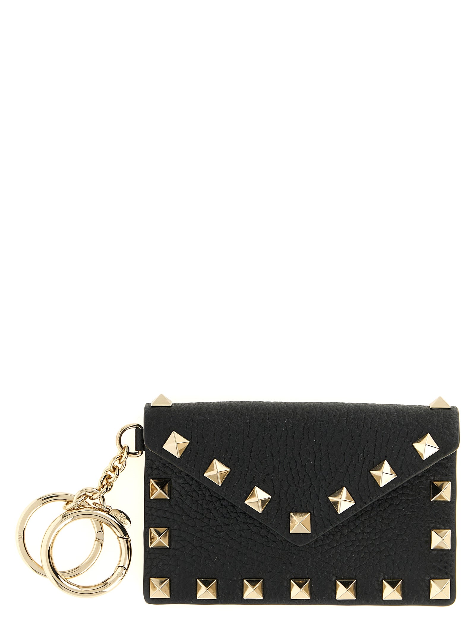 Valentino Garavani Black Calfskin Cardholder
