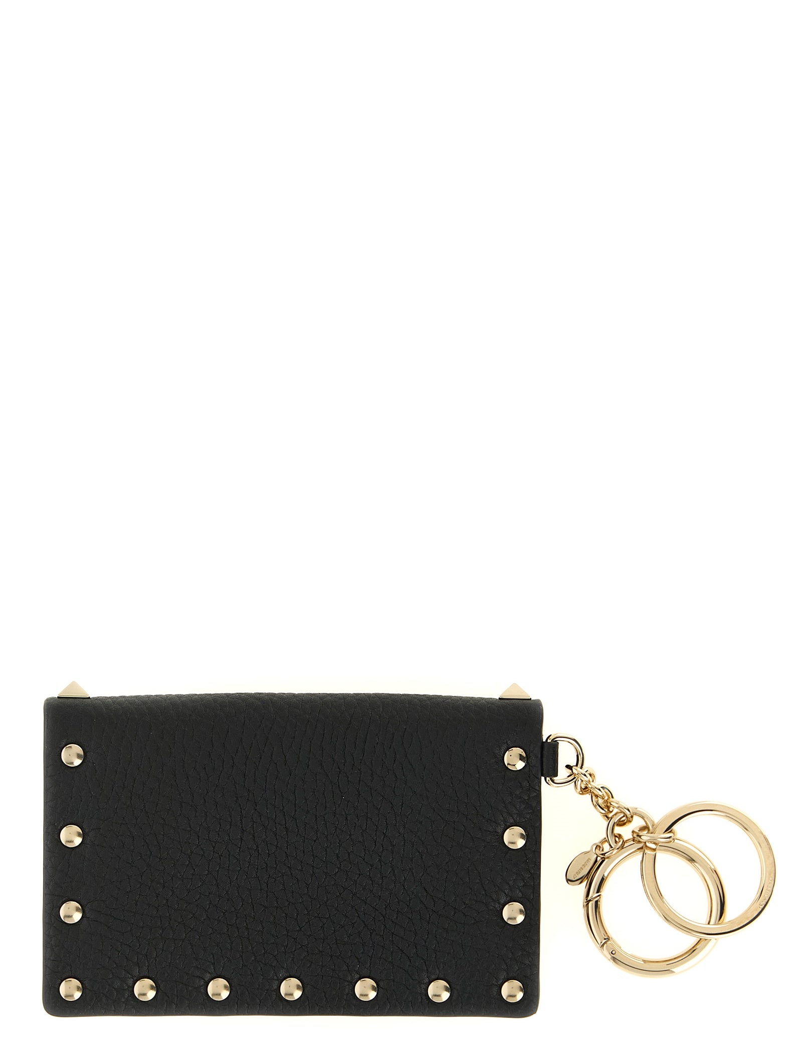 Valentino Garavani Black Calfskin Cardholder