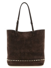 Valentino Garavani Brown Calfskin Shoulder Bag