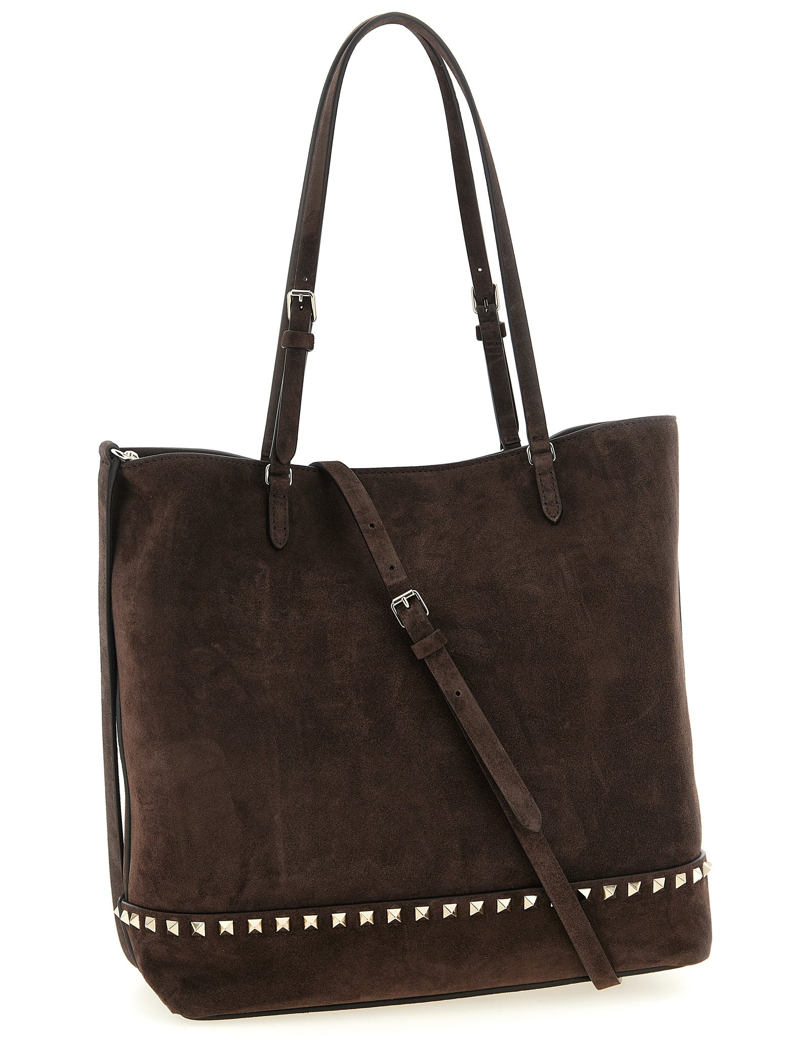 Valentino Garavani Brown Calfskin Shoulder Bag