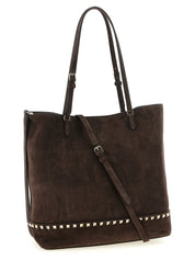 Valentino Garavani Brown Calfskin Shoulder Bag