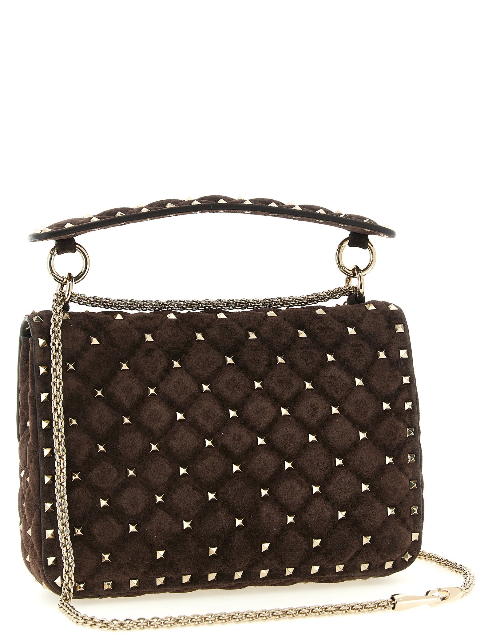 Valentino Garavani Brown Calfskin Crossbody Bag