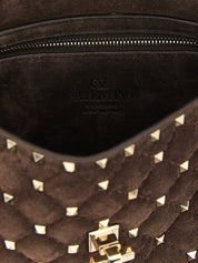 Valentino Garavani Brown Calfskin Crossbody Bag