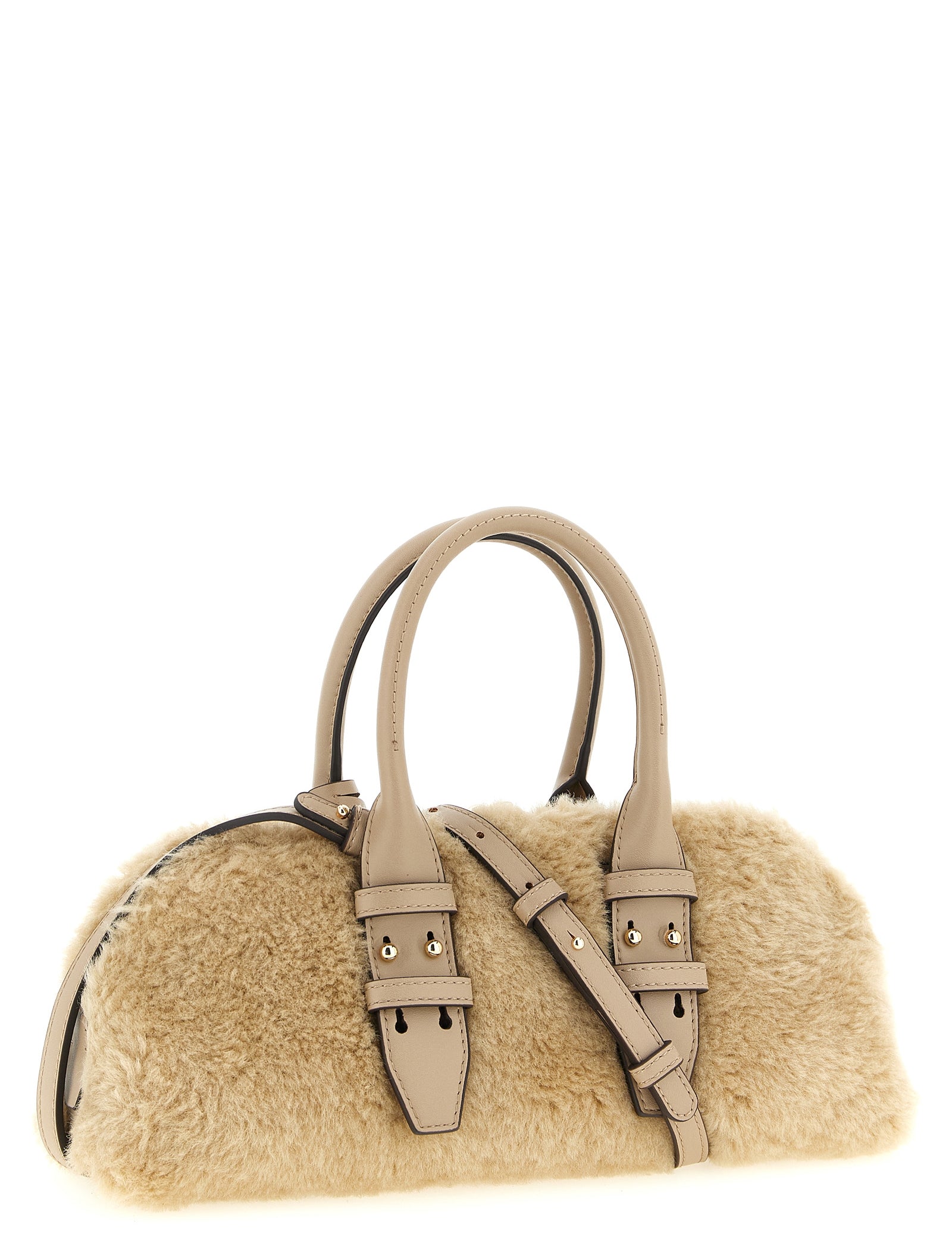 PINKO Gray Polyester Handbag