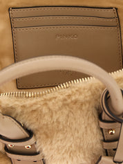 PINKO Gray Polyester Handbag