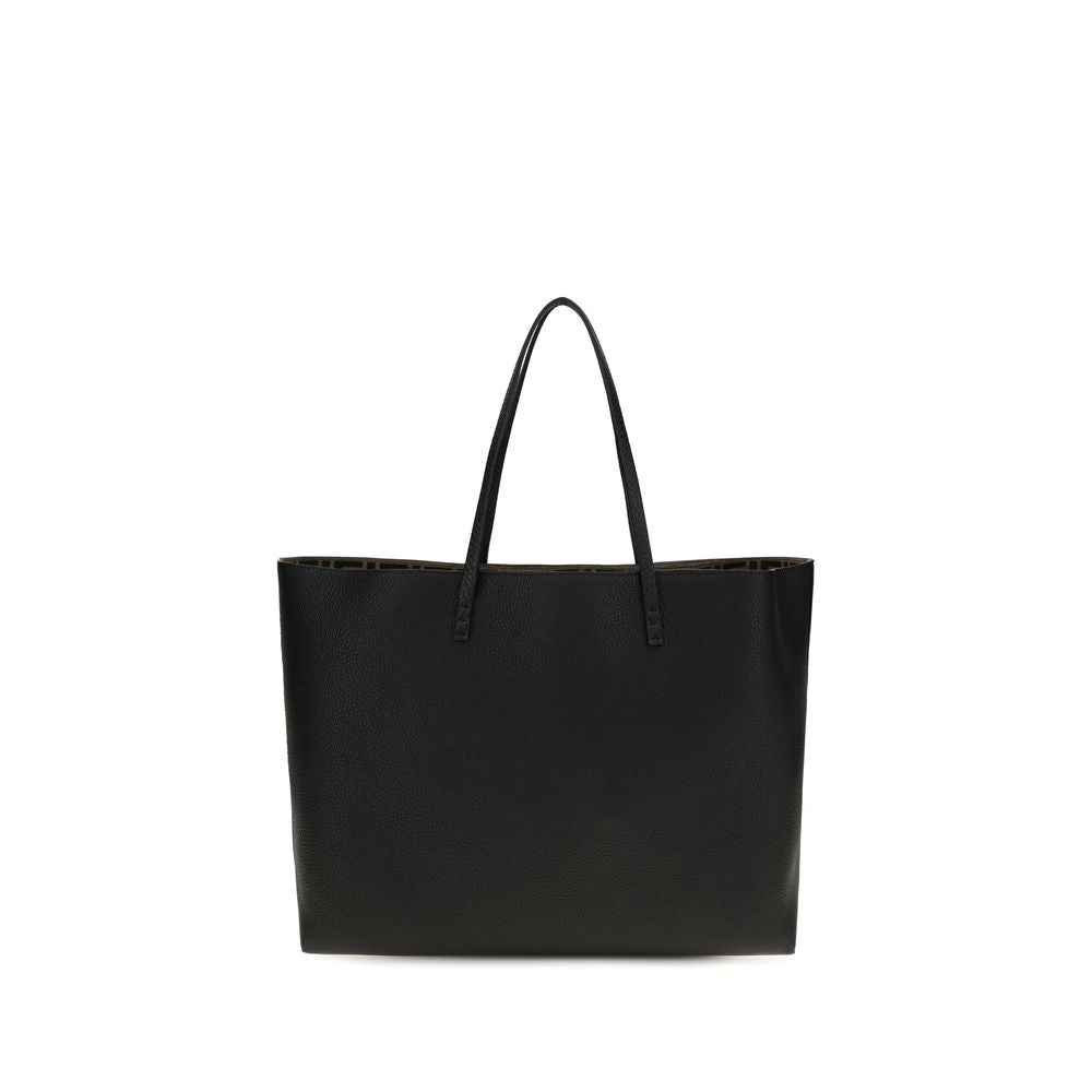 Fendi Black Calf Leather Shoulder Bag