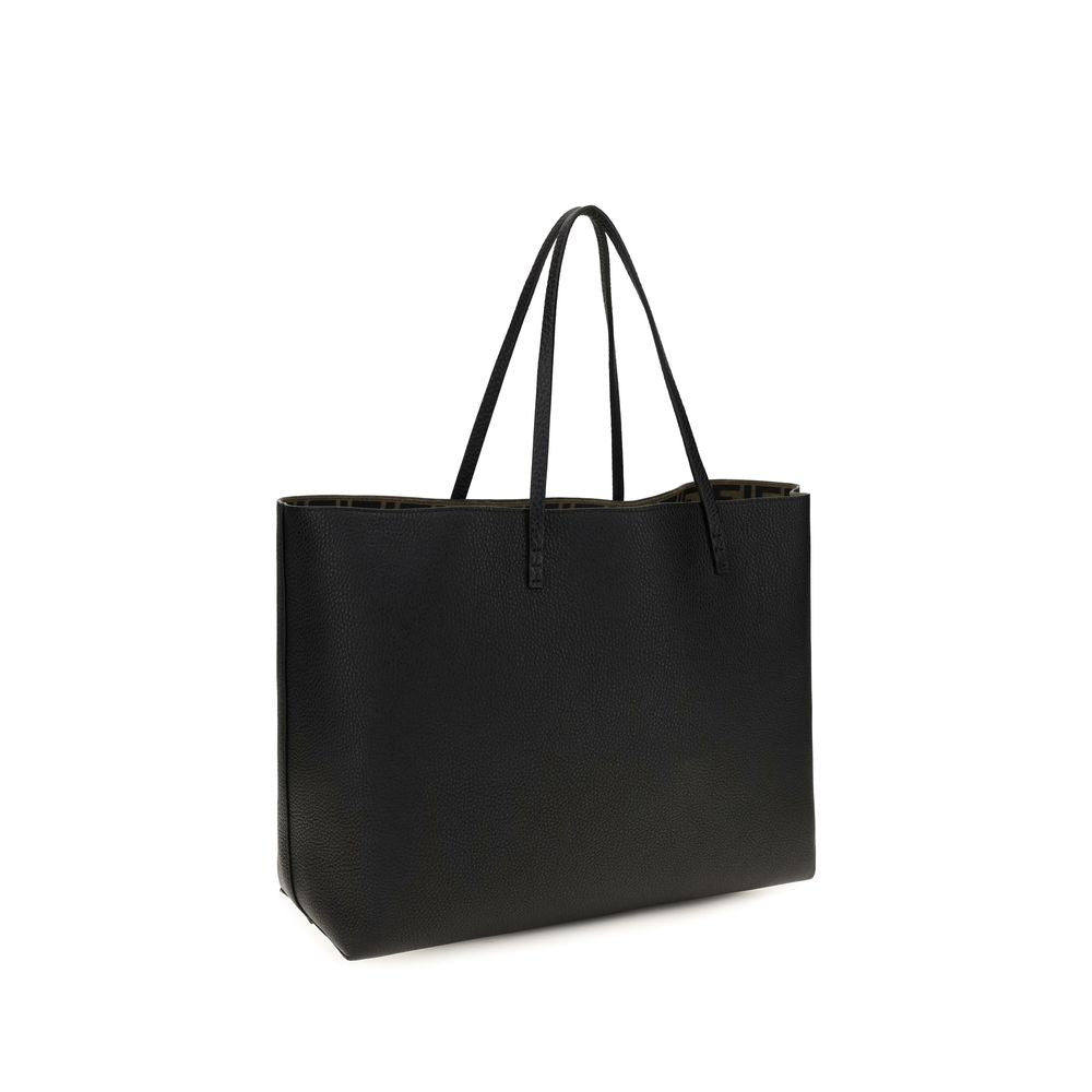 Fendi Black Calf Leather Shoulder Bag