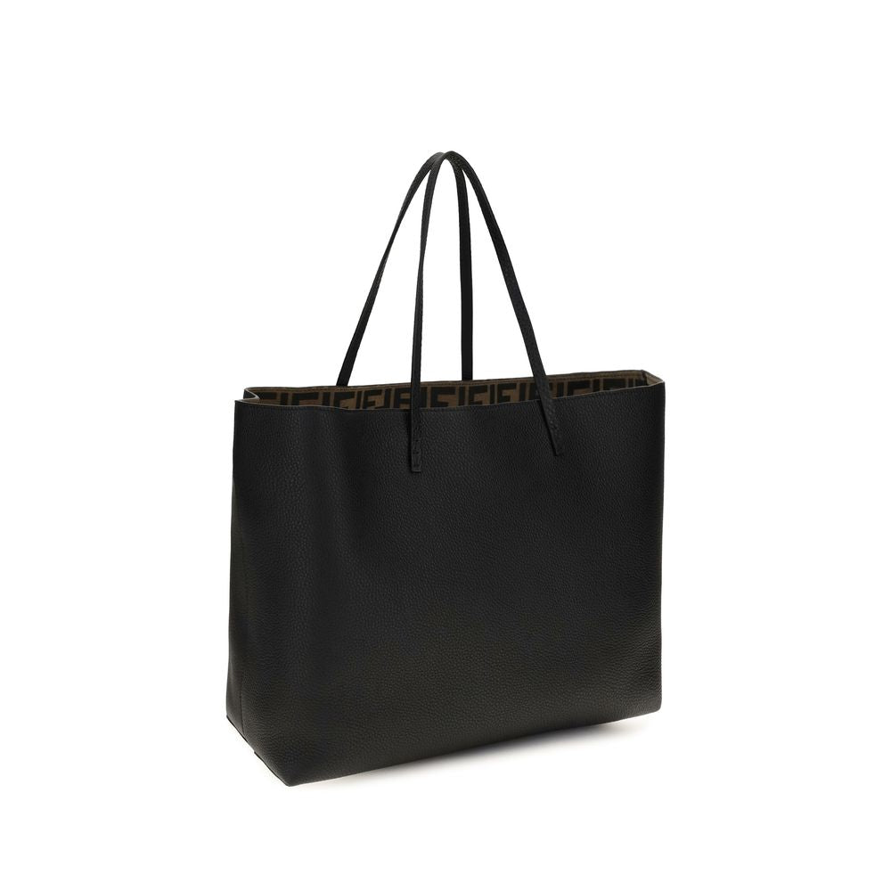 Fendi Black Calf Leather Shoulder Bag
