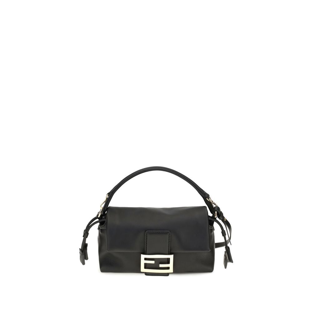 Fendi Black Nappa Leather Shoulder Bag