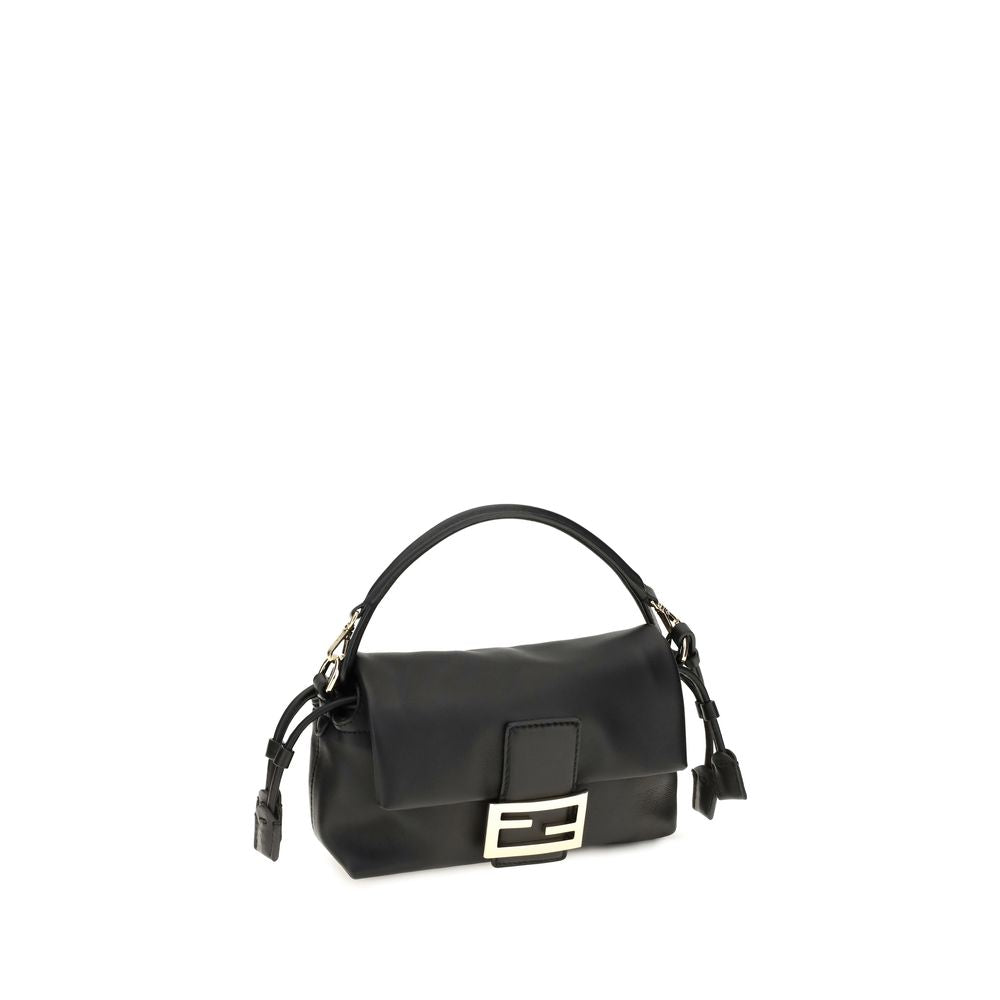 Fendi Black Nappa Leather Shoulder Bag