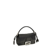 Fendi Black Nappa Leather Shoulder Bag