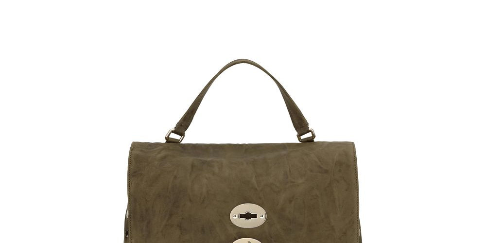 Zanellato Brown Suede Shoulder Bag