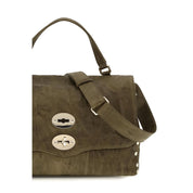 Zanellato Brown Suede Shoulder Bag