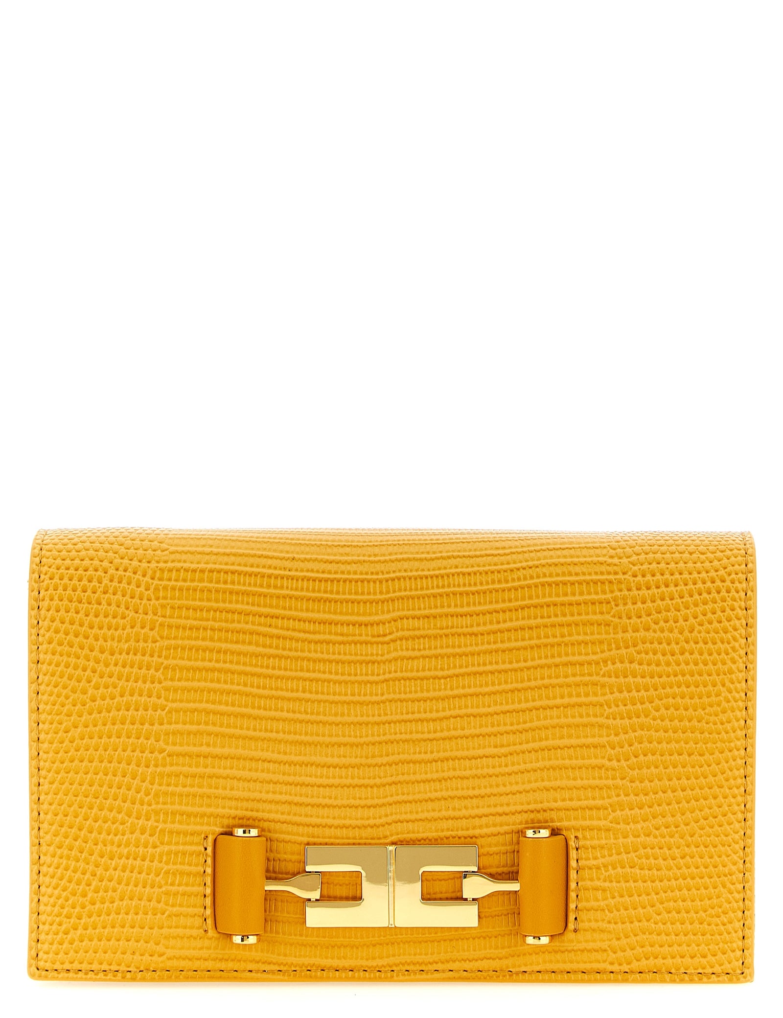 Elisabetta Franchi Beige Polyester Crossbody Bag