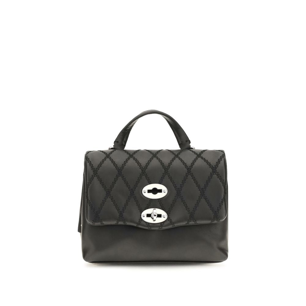 Zanellato Black Calf Leather Shoulder Bag