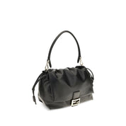 Fendi Black Calf Leather Shoulder Bag