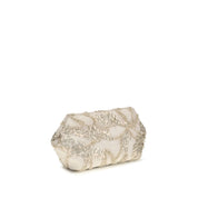 Brunello Cucinelli Beige Silk Shoulder Bag