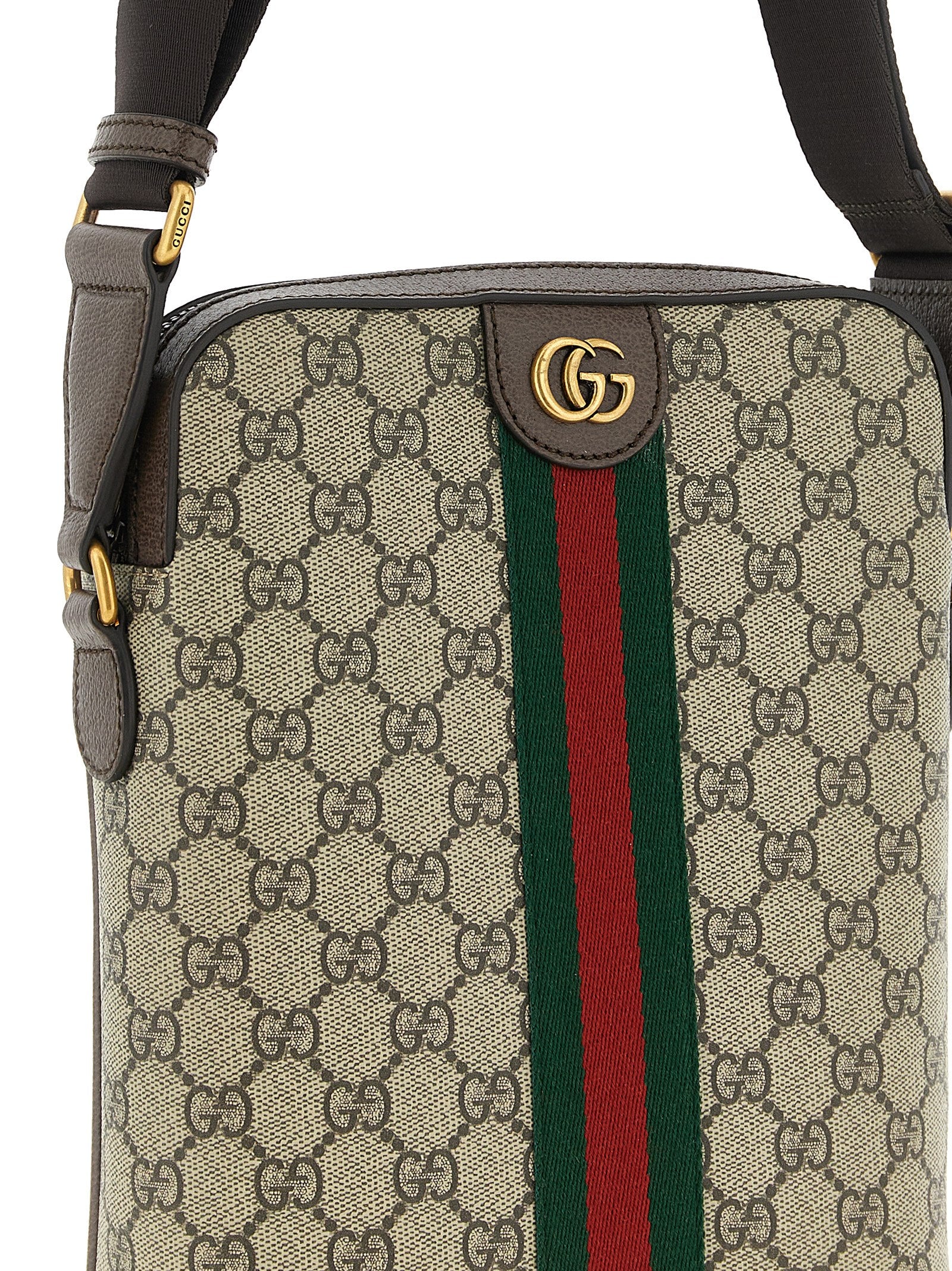 Gucci Beige Polyurethane Crossbody Bag