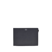 Valentino Garavani Black Calf Leather Wallet