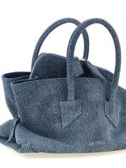 The Attico Blue Cotton Handbag