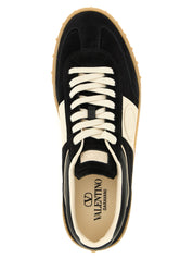 Valentino Garavani Multicolor Calfskin Low Top Sneakers