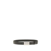 Fendi Black Calf Leather Regular Belt