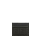 Fendi Black Polyester Card Holder