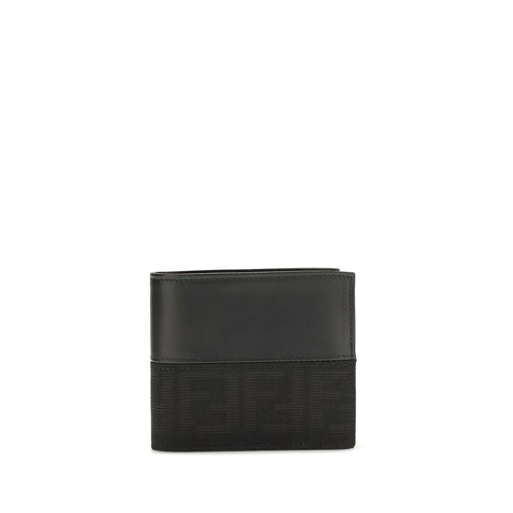 Fendi Black Calf Leather Wallet