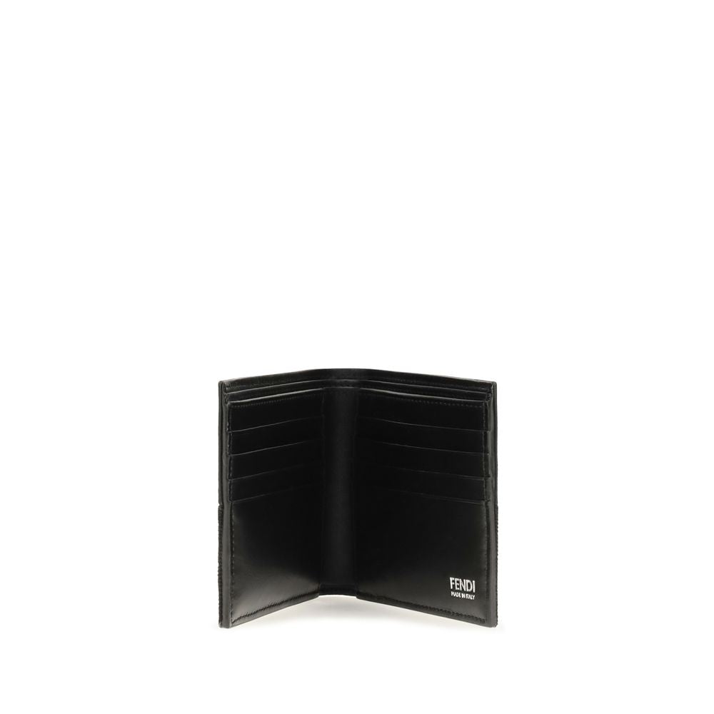 Fendi Black Calf Leather Wallet