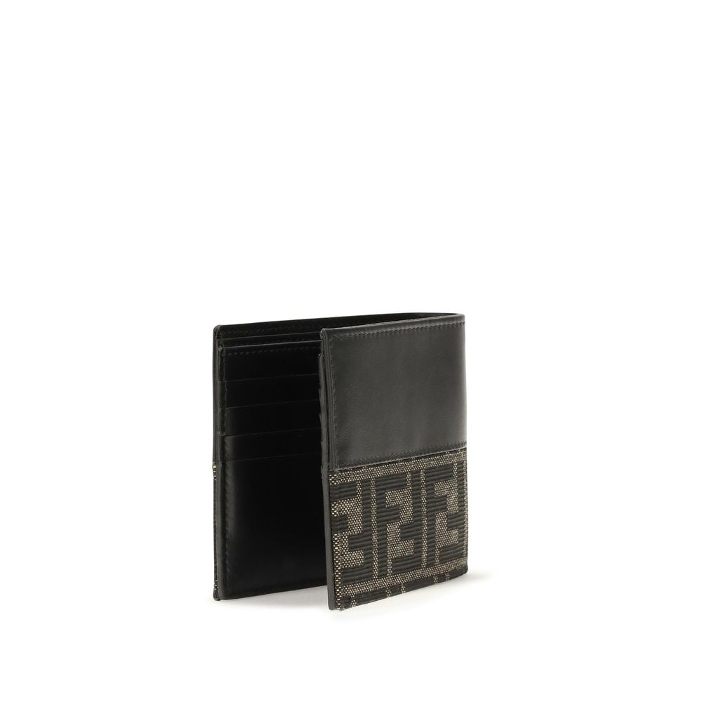 Fendi Brown Calf Leather Wallet