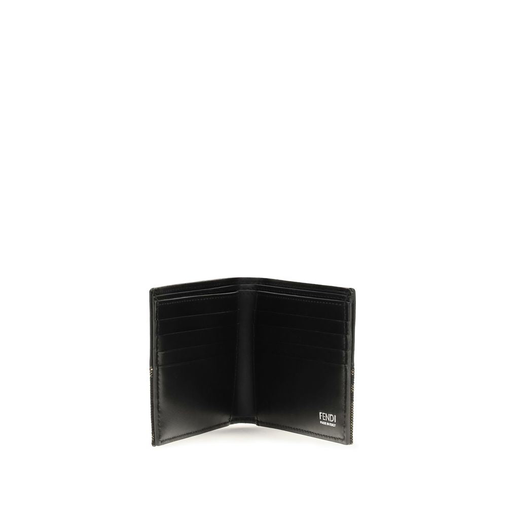 Fendi Brown Calf Leather Wallet