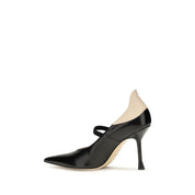 Fendi Black Calf Leather High Heel Pumps