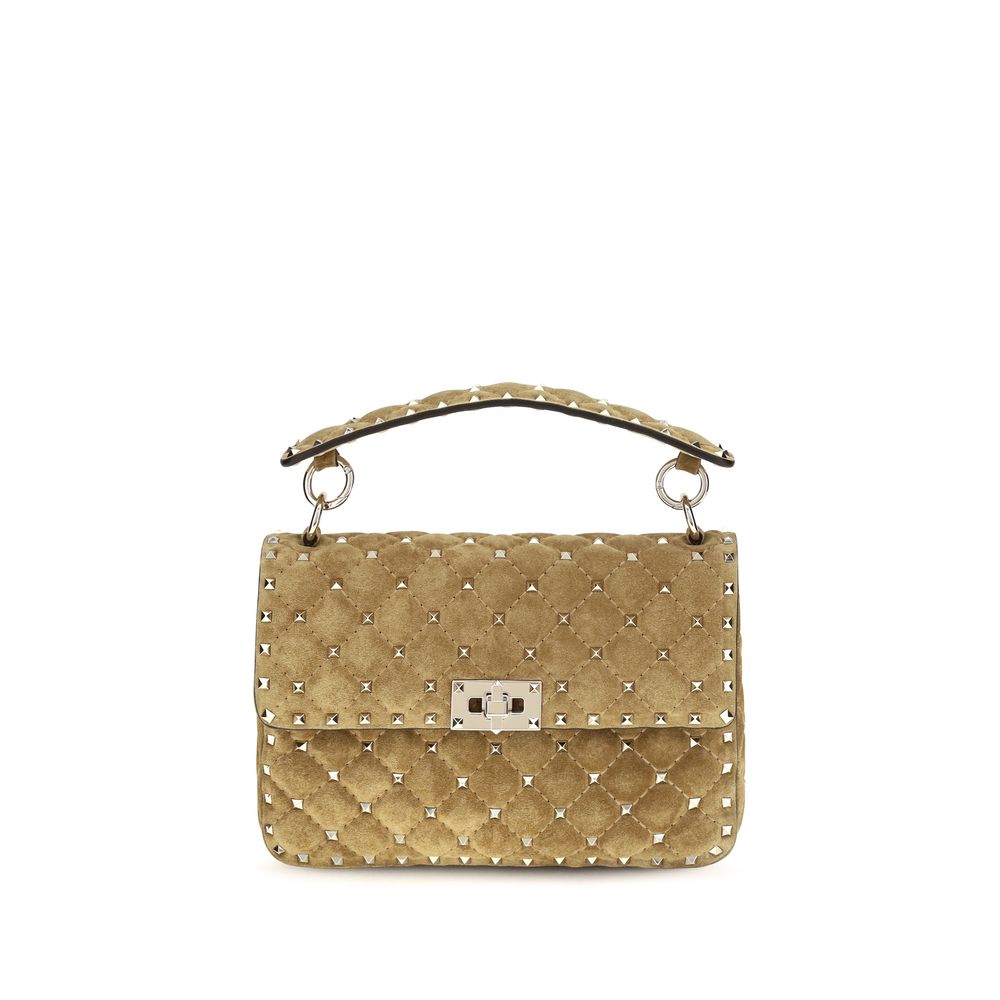 Valentino Garavani Beige Calf Leather Shoulder Bag