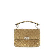 Valentino Garavani Beige Calf Leather Shoulder Bag