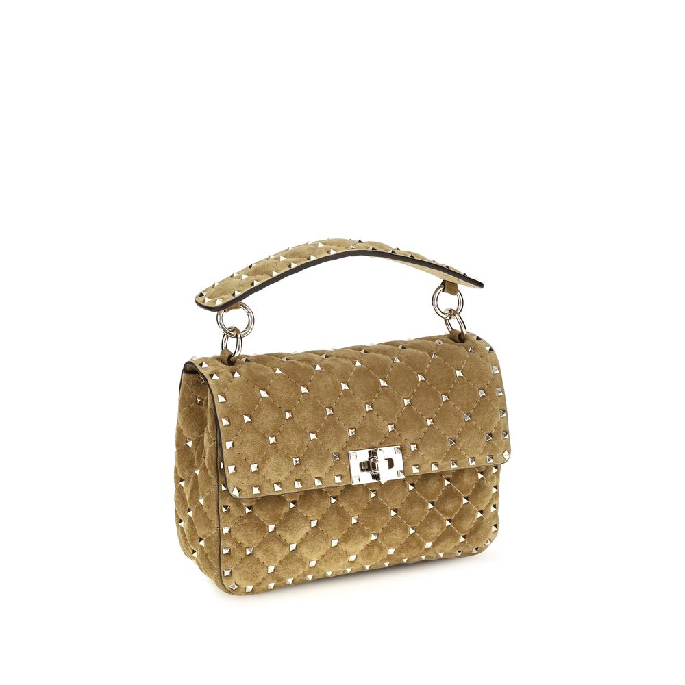 Valentino Garavani Beige Calf Leather Shoulder Bag