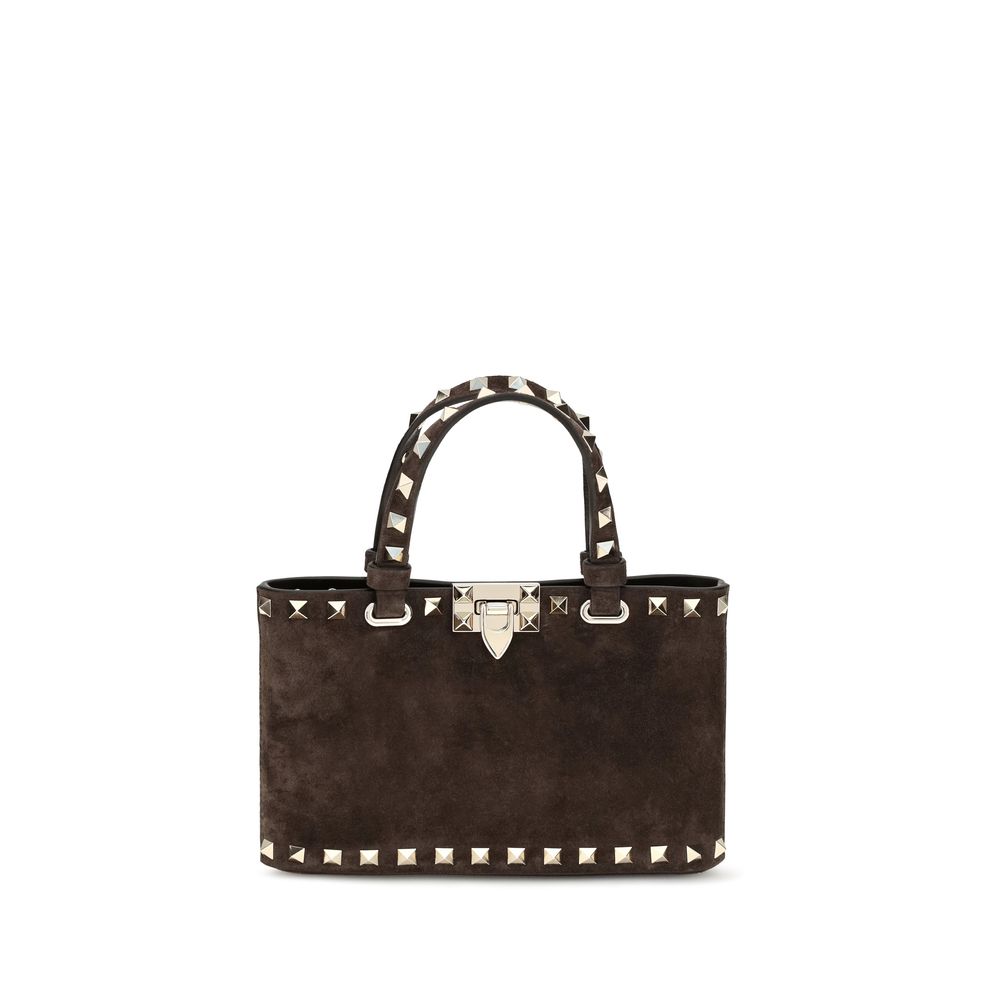 Valentino Garavani Brown Calf Leather Handbag