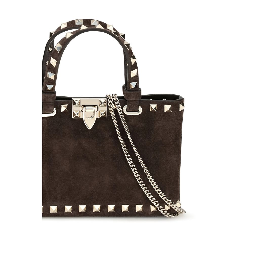 Valentino Garavani Brown Calf Leather Handbag