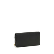 Valentino Garavani Black Calf Leather Wallet