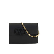 Valentino Garavani Black Calf Leather Wallet