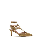 Valentino Garavani Beige Suede Pumps