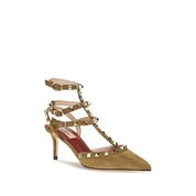 Valentino Garavani Beige Suede Pumps
