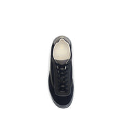 Brunello Cucinelli Blue Suede Low Top Sneakers