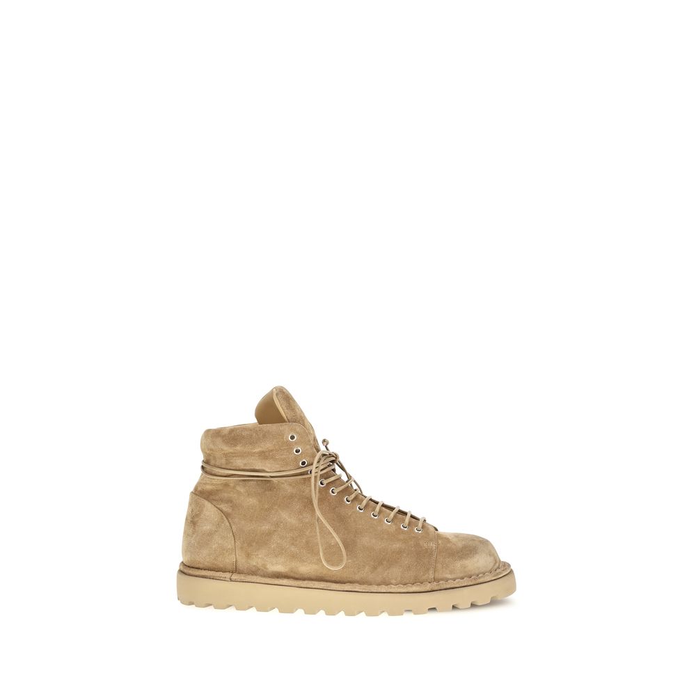 Marsell Beige Suede Leather Ankle Boots