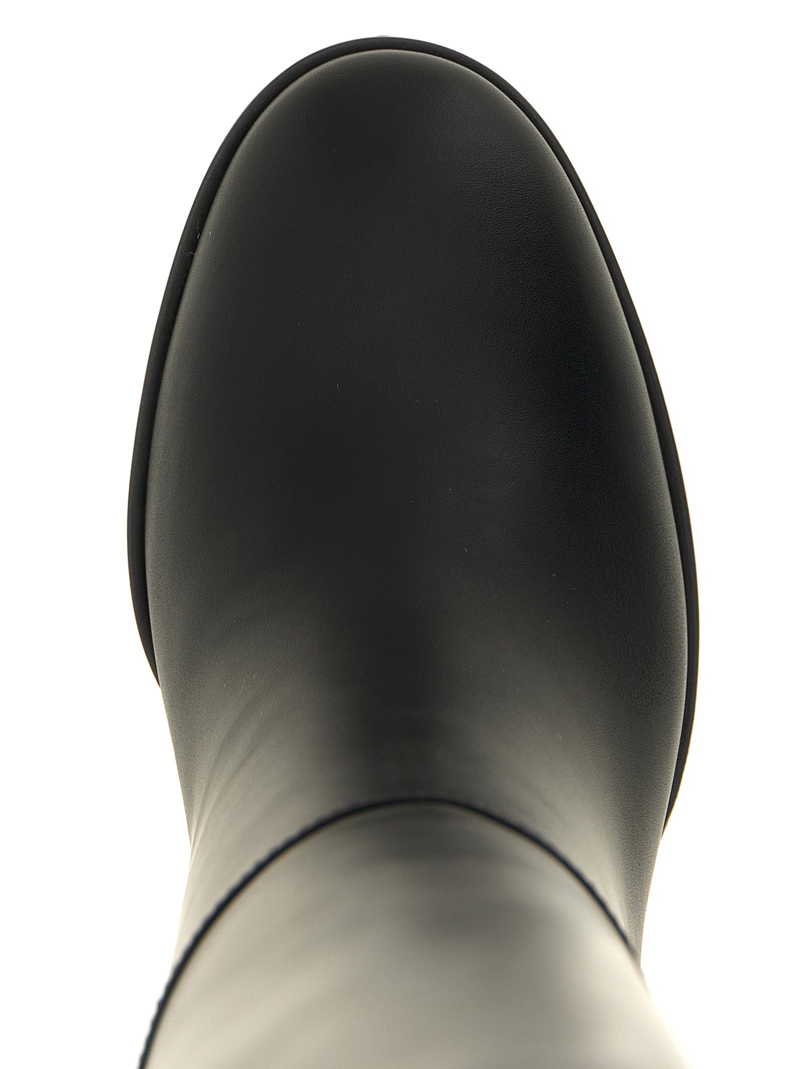 Gianvito Rossi Black Calfskin Over The Knee Boots