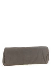 Rick Owens Gray Calfskin Clutch Bag