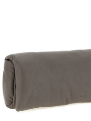 Rick Owens Gray Calfskin Clutch Bag