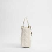 Dior Latte Lamb Leather Handbag