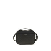 Ferragamo Black Calf Leather Shoulder Bag