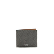 Ferragamo Gray Calf Leather Wallet