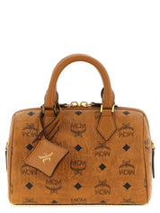 MCM Brown Polyurethane Handbag